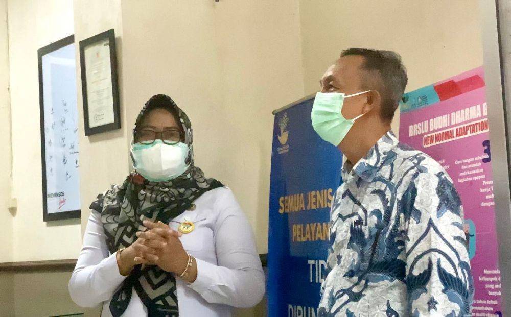 Kemensos lakukan vaksinasi lansia di Balai "Budhi Dharma" Bekasi. (dok. Kemensos)