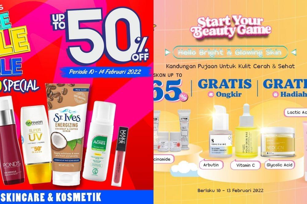 14 Promo Skincare dan Makeup di Momen Valentine, Banjir Diskon!