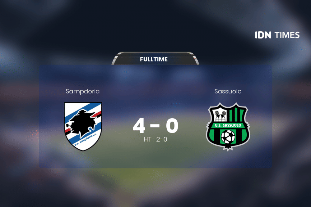 Sampdoria Curi Poin Penuh Atas Sassuolo