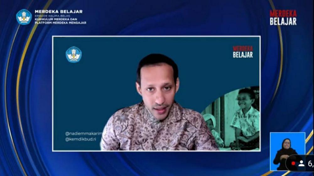 Nadiem Luncurkan Kurikulum Merdeka Belajar dan Platfrom Mengajar