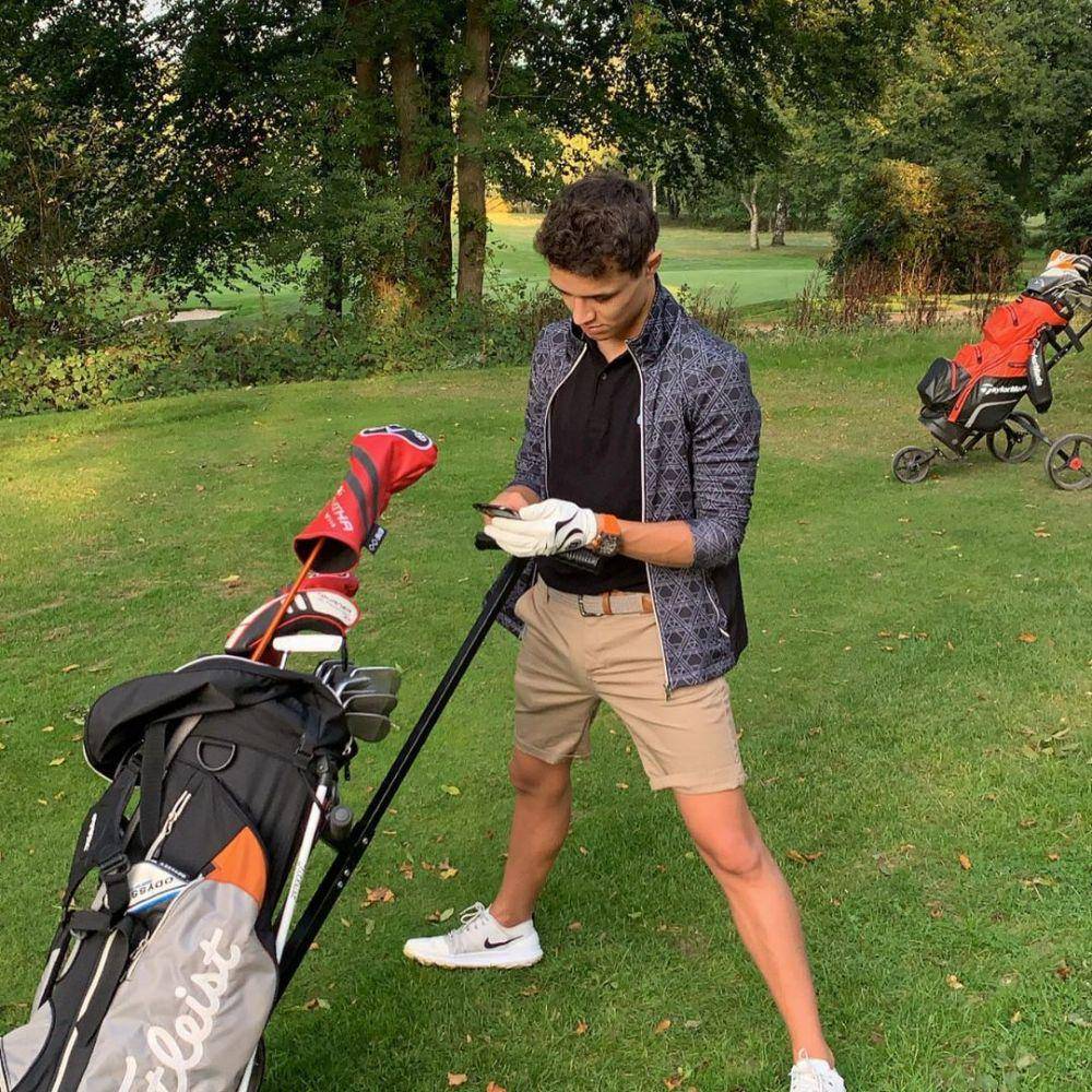 Gaya busana Lando Norris (instagram.com/landonorris)