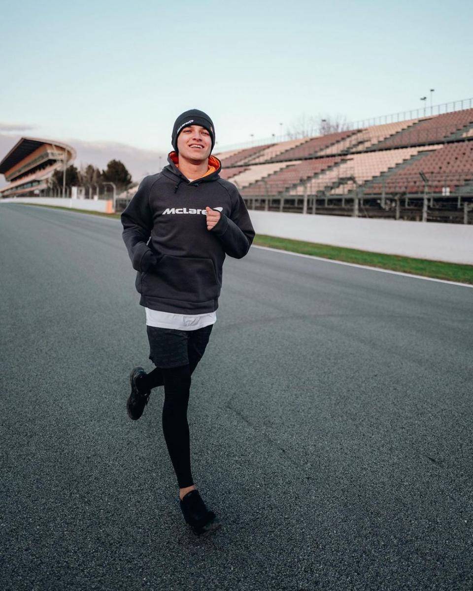 Gaya busana Lando Norris (instagram.com/landonorris)
