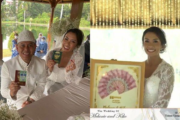 10 Potret Momen Pernikahan Melanie Putria, Maharnya Penuh Makna