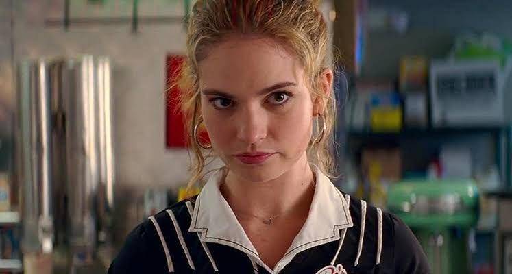 Lily James dalam Baby Driver (dok. Sony Pictures Releasing/Baby Driver)
