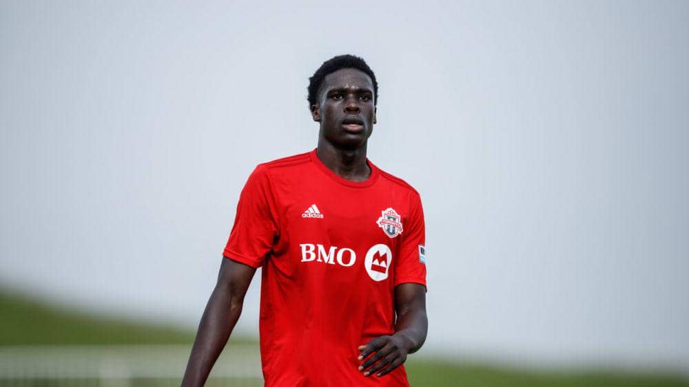 potret Noble Okello bersama Toronto (torontofc.ca)