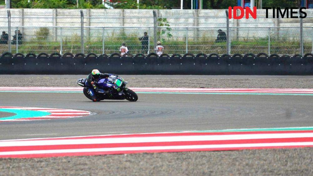 Franco Morbidelli di Sirkuit Mandalika. (IDN Times/Aldila Muharma)