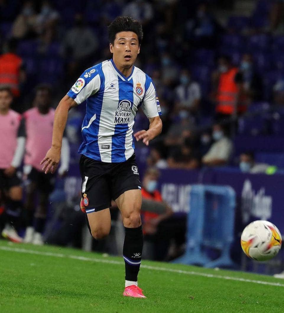 Wu Lei saat membela Espanyol di LaLiga. (instagram.com/wulei_wl7)