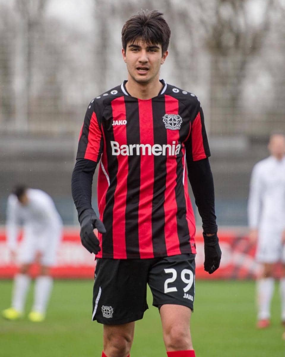 Zidan Setdemir kala membela Bayer Leverkusen. (instagram.com/zidansertdemir)