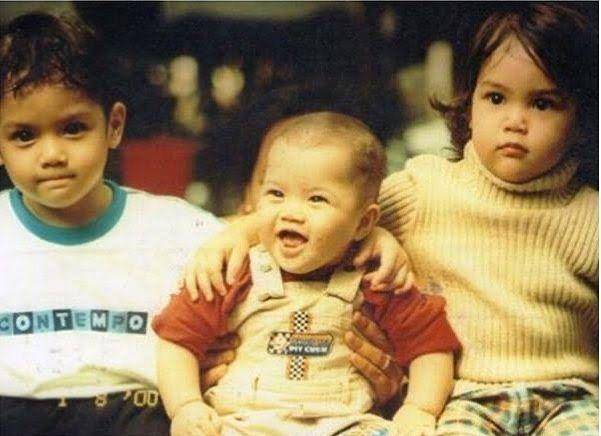 potret masa kecil Al, El dan Dul (instagram.com/duljaelani)
