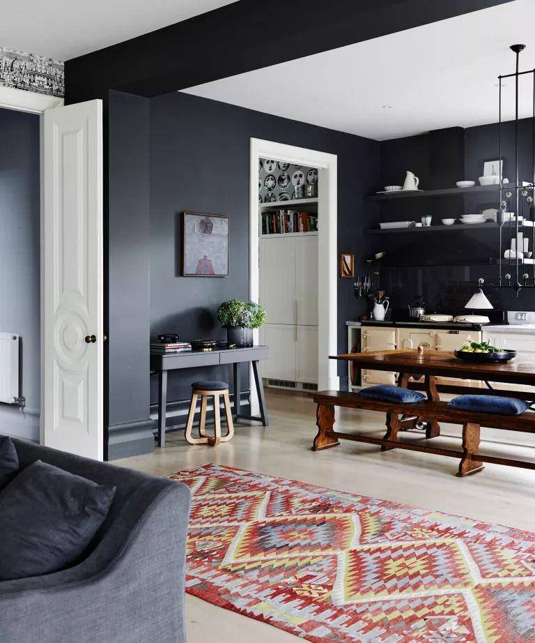 ilustrasi dekorasi ruang tamu dengan konsep open space (Lisa Cohen / Future via homesandgardens.com)
