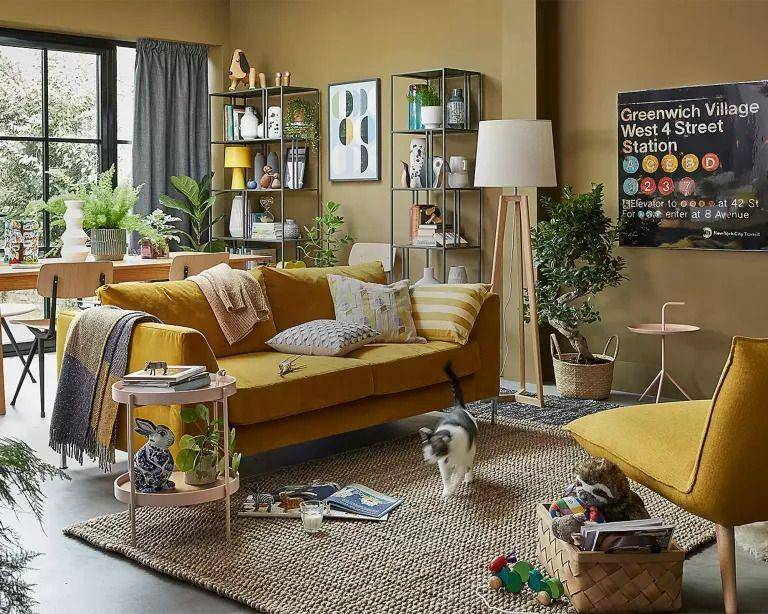 ilustrasi dekorasi ruang tamu dengan konsep open space (John Lewis & Partners via realhomes.com)