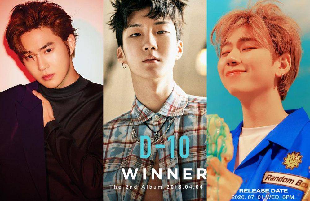 Suho EXO, Hoony WINNER, Zico BLOCK B (instagram.com/weareone.exo | instagram.com/winnercity | instagram.com/woozico0914)