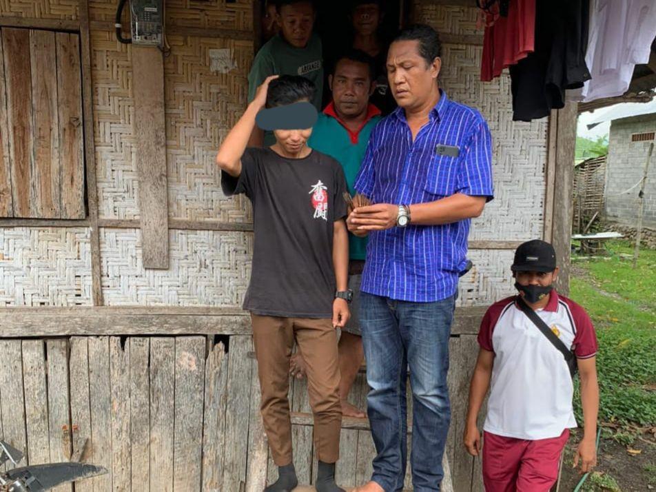Pelajar Jagoan di Dompu ini Ditangkap Polisi Usai Pamer Punya Panah