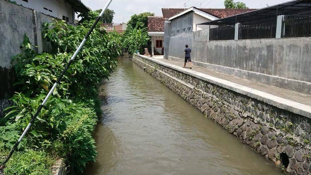 Sungai tempat ditemukannya jenazah korban. IDN Times/ Bramanta Pamungkas