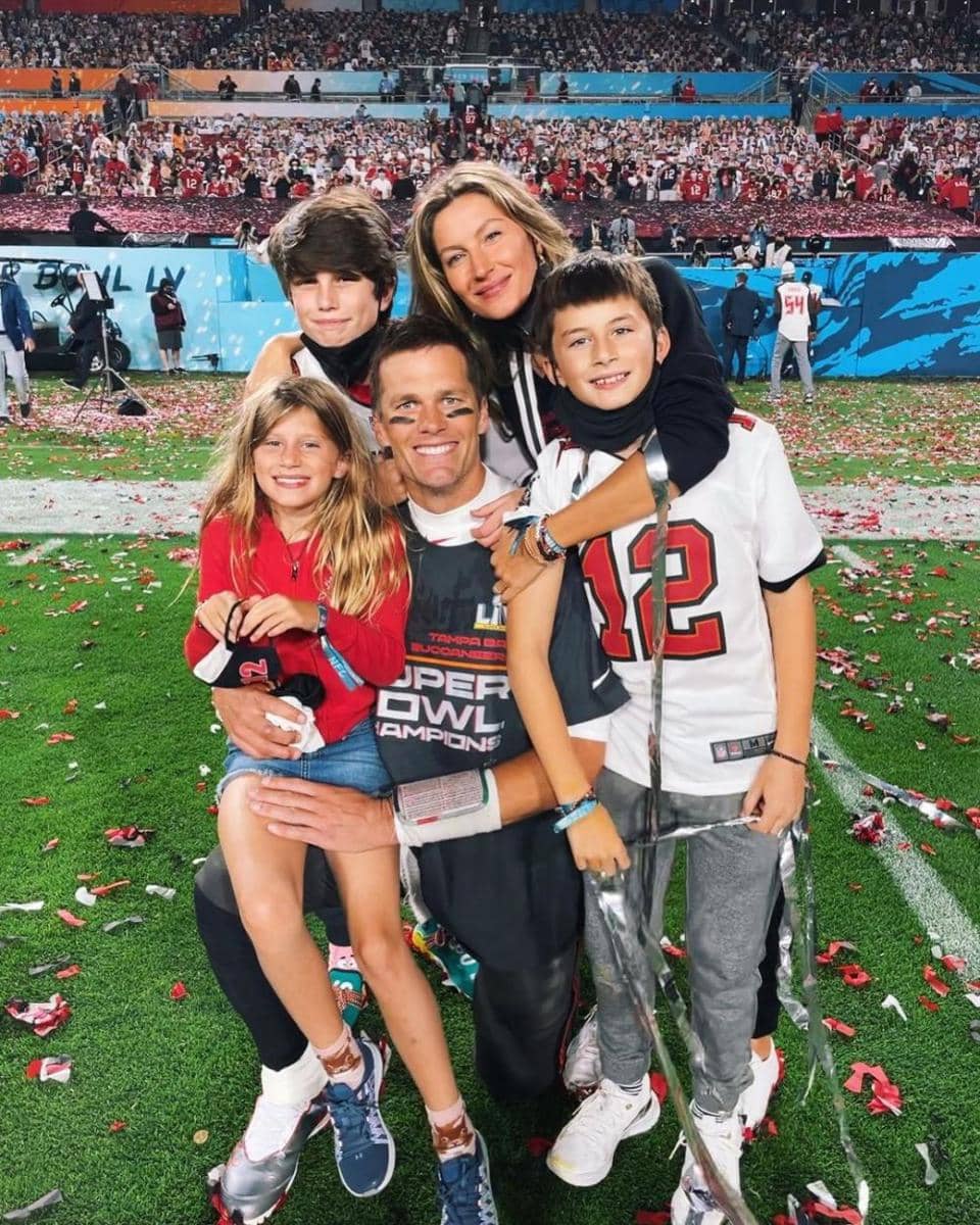 potret keluarga Tom Brady dan Gisele Bündchen (instagram.com/tombrady)
