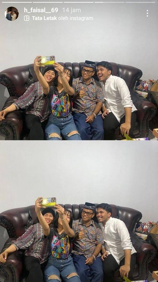 Thariq Halilintar dan Ayah Fuji (instagram.com/h_faisal__69)