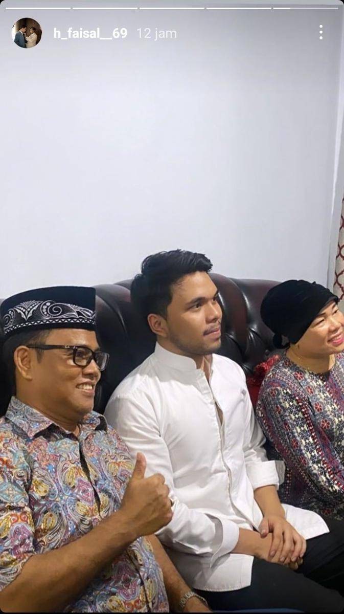 Thariq Halilintar dan Ayah Fuji (instagram.com/h_faisal__69)