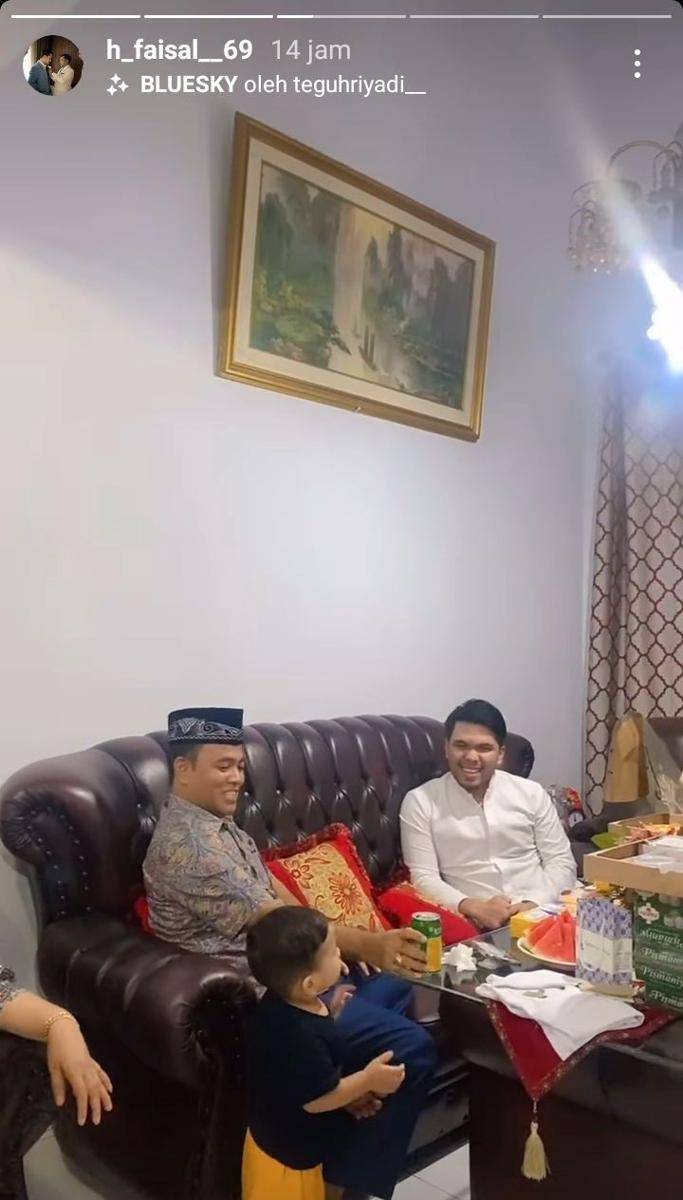Thariq Halilintar dan Ayah Fuji (instagram.com/h_faisal__69)