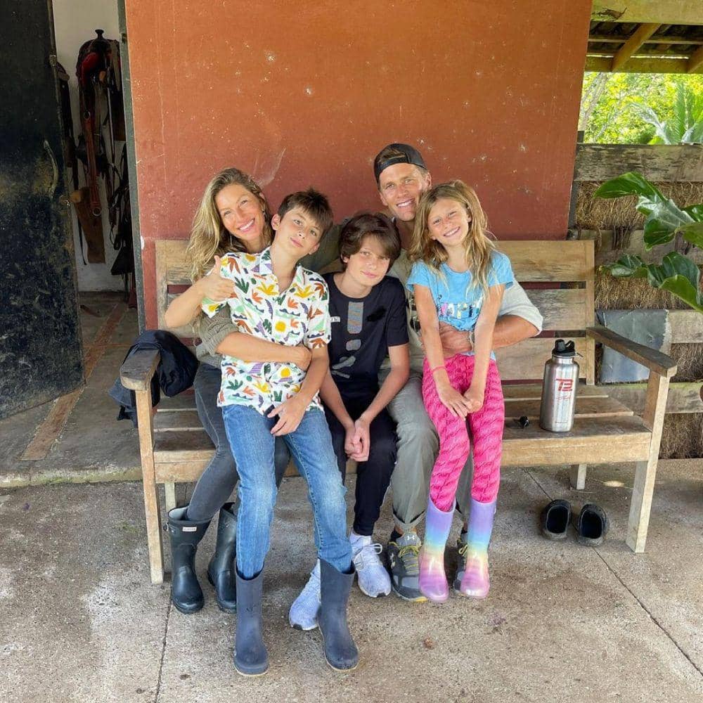 potret keluarga Tom Brady dan Gisele Bündchen (instagram.com/tombrady)