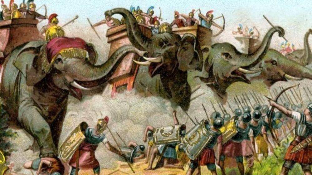 ilustrasi perang Pyrrhic (theprintscollector.com)