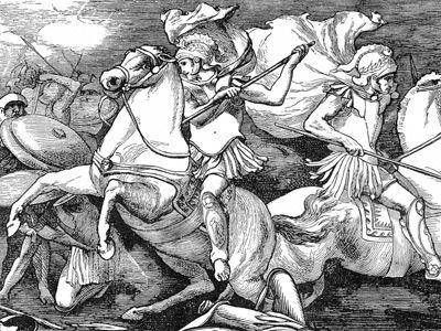 ilustrasi perang Romawi–Latin (storiespreschool.com)