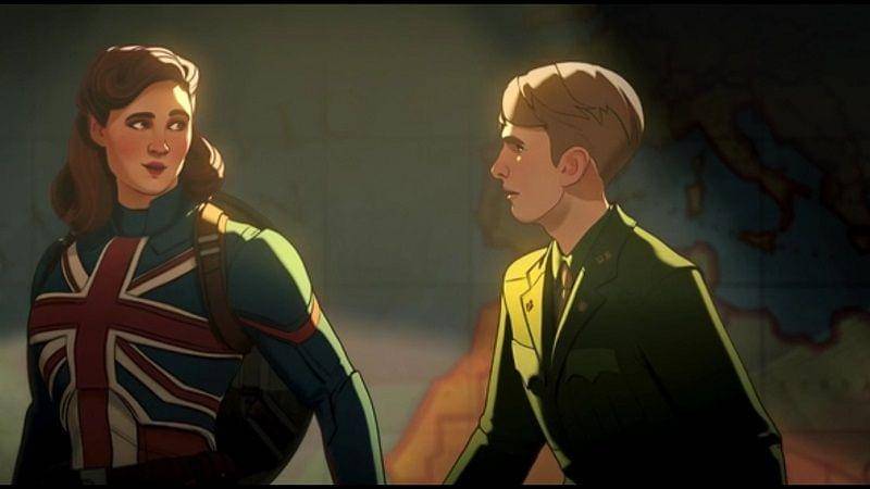 Peggy Carter dan Steve Rogers. (Dok. Marvel Studio/What If?)
