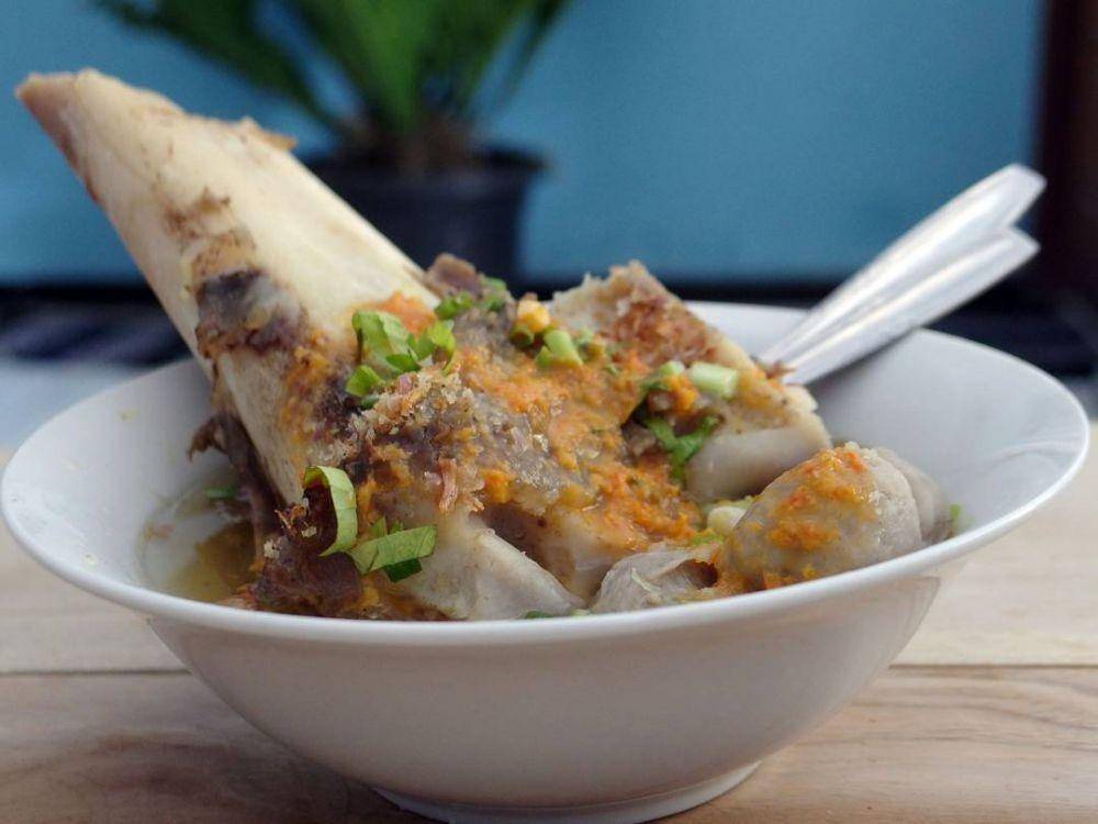 Mantapnya bakso balungan Kediri. Instagram.com/ @bakso_balungan_kediri