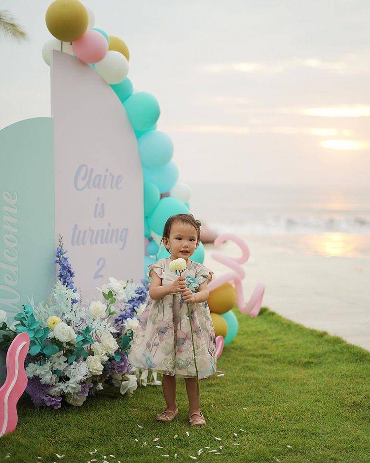 potret kemeriahan ultah Claire di Bali (instagram.com/shandyaulia)