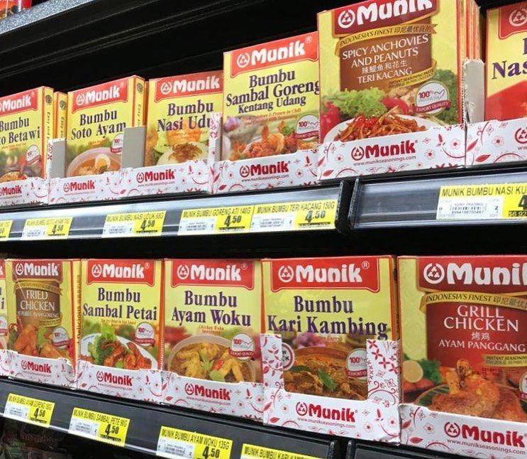 aneka bumbu masak instan dari Munik (instagram.com/munikseasonings)