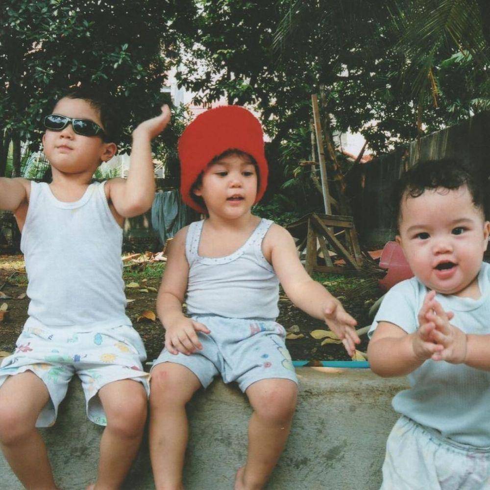 potret masa kecil Al, El, Dul (instagram.com/alghazali7)