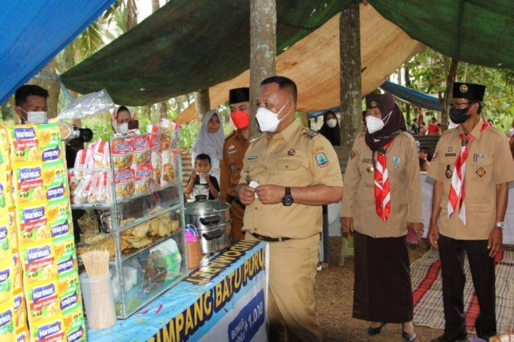 Warga Desa Negara Ratu, Kecamatan Natar, Kabupaten Lampung Selatan kembangkan potensi wisata embung Way Ratu. (Dok Pemkab Lampung Selatan).