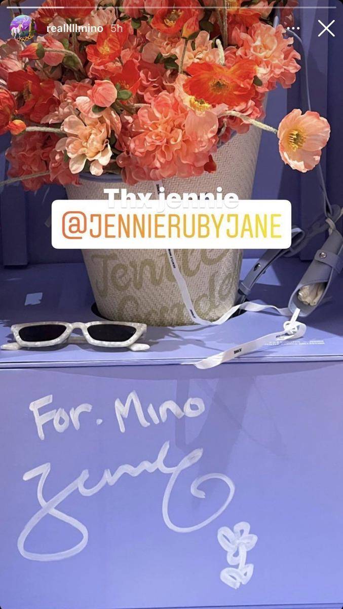 tangkapan layar Instagram Story Mino WINNER (instagram.com/realllllmino)