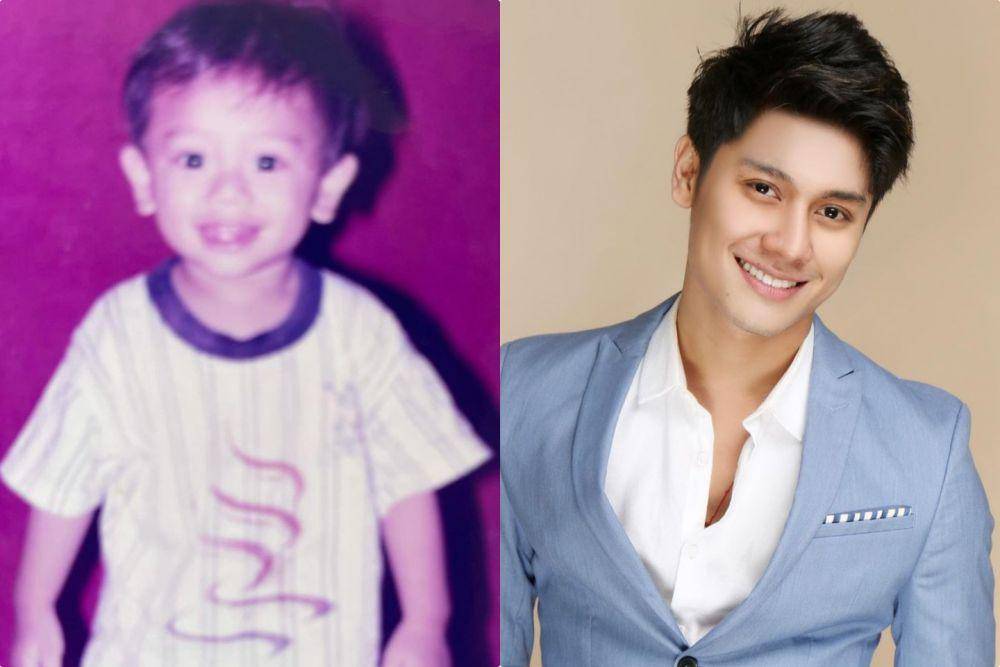 kolase potret masa kecil Rizky Billar (instagram.com/rizkybillar)