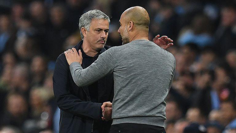 potret Jose Mourinho dan Pep Guardiola (skysports.com)