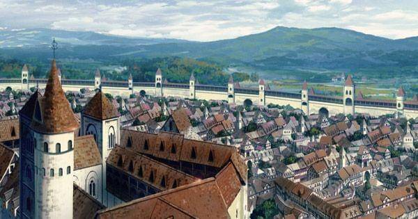 Salah satu bagian penampakan dunia Mushoku Tensei ( Dok. Bind / Mushoku Tensei )