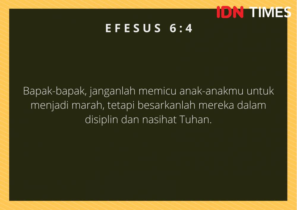 Ilustrasi Efesus 6:4 (IDN Times/Cynthia Nanda Irawan)
