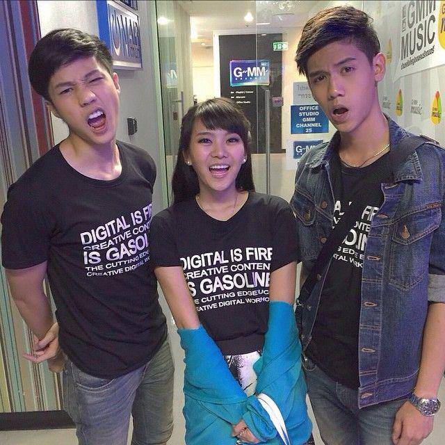 Bank Thiti, Pearwah Nichapat, dan Sing Harit (instagram.com/ssingss)
