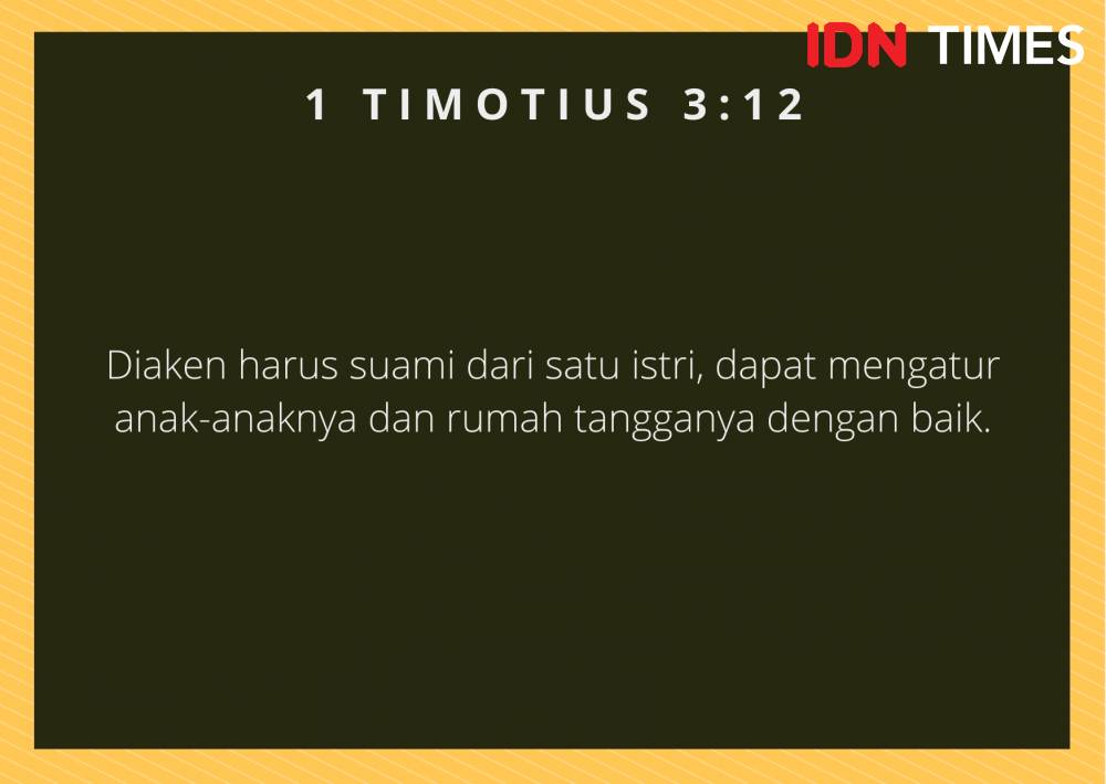 Ilustrasi 1 Timotius 3:12 (Cynthia Nanda Irawan)