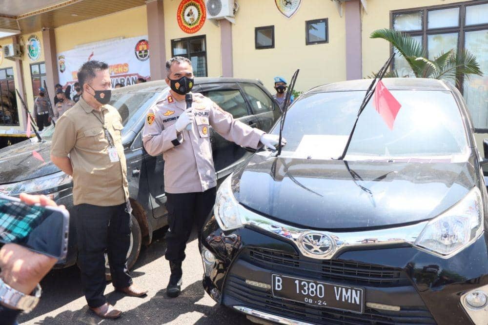 Polres Pesawaran Ungkap 2 Pencurian Mobil, Salah Satunya Modus Rental