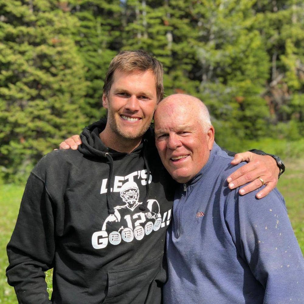 potret Tom Brady dan ayah (instagram.com/tombrady)