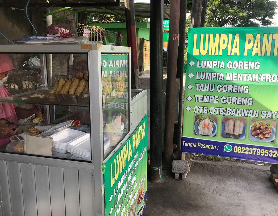 Lumpia di Jalan Tukad Badung, Denpasar. (Dok. Pribadi/Ari Budiadnyana)