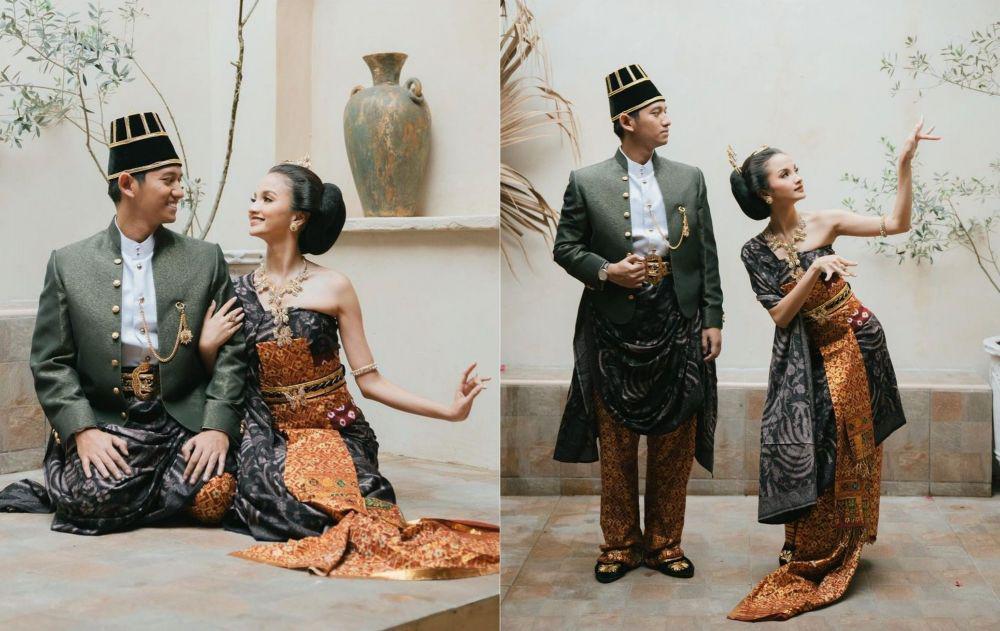 Kental Adat Jawa, Potret Prewedding Belva Devara dan Sabrina Anggraini