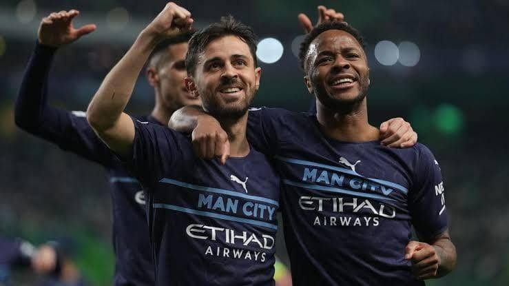 Bernardo Silva dan Raheem Sterling (eurosport.com)
