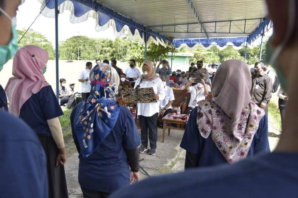 Pengukuhan petani milenial di Kabupaten Sleman. Dok: Humas Sleman