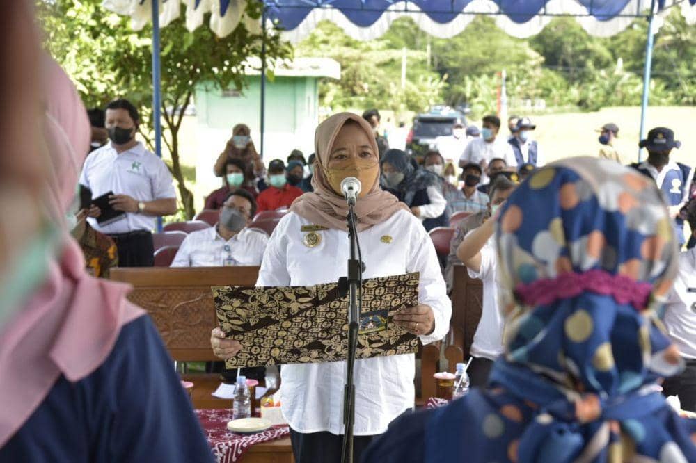 Pengukuhan petani milenial di Kabupaten Sleman. Dok: Humas Sleman