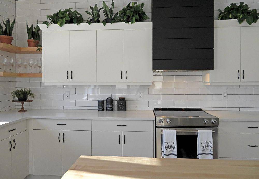 ilustrasi tanaman indoor di atas kabinet dapur (pixabay.com/erikawittlieb-427626)