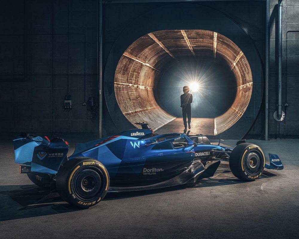 mobil Williams FW44 versi render (twitter.com/NicholasLatifi)