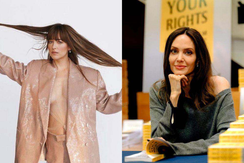 potret Dakota Johnson dan Angelina Jolie (instagram.com/dakotajohnson | instagram.com/angelinajolie)