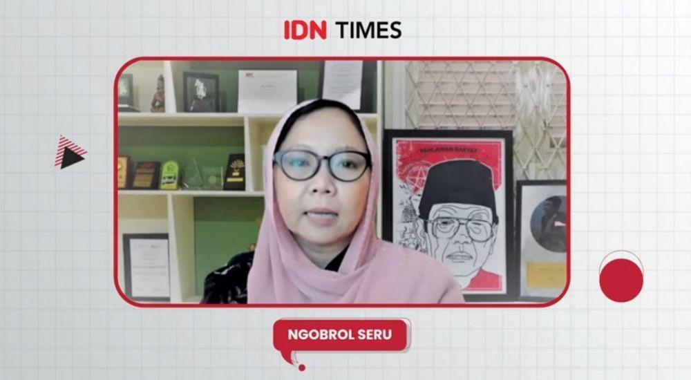 Koordinator Nasional Jaringan Gusdurian, Alissa Wahid (Tangkapan layar YouTube IDN Times)