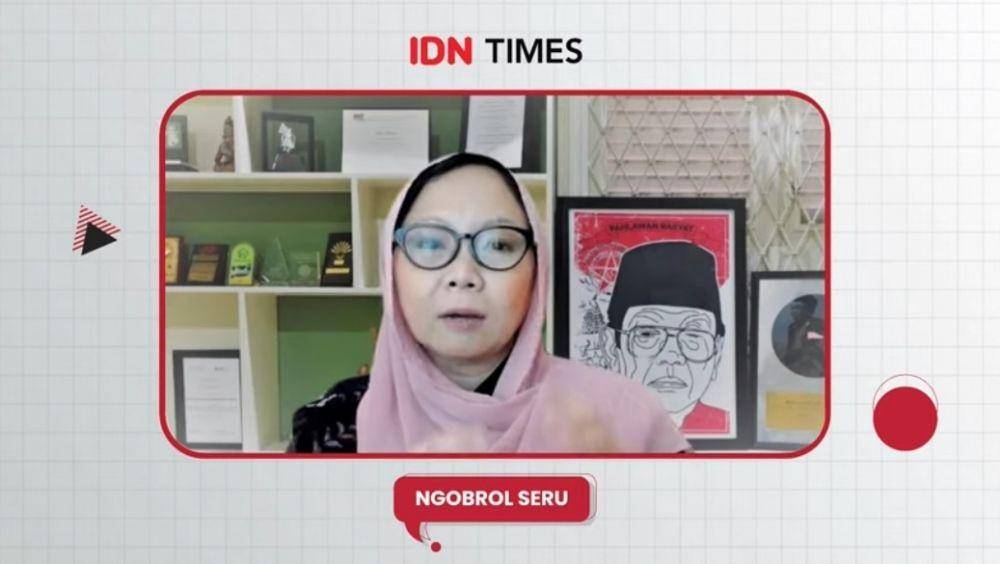 Koordinator Nasional Jaringan Gusdurian, Alissa Wahid (Tangkapan layar YouTube IDN Times)